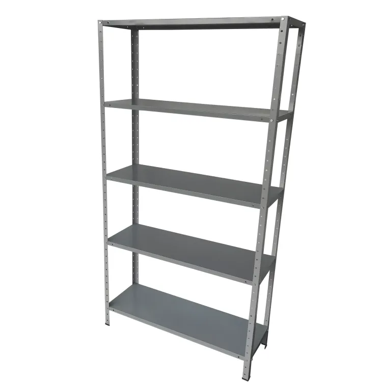 Estante de Aço 30cm profundidade com 5 bandejas cinza - imagem 1