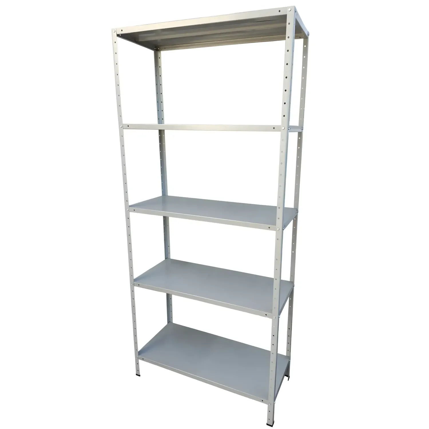 Estante de Aço 40cm profundidade com 5 bandejas cinza - preview 1