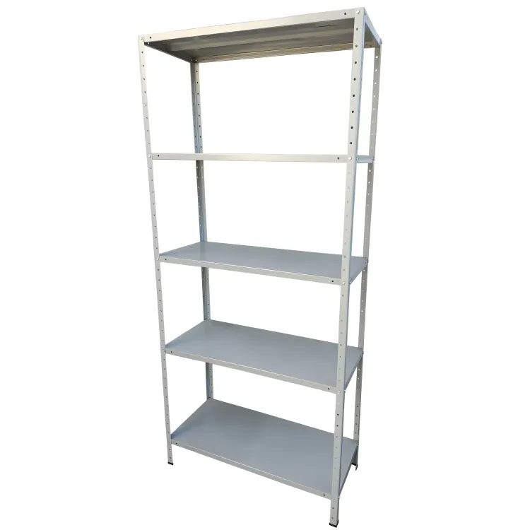 Estante de Aço 40cm profundidade com 5 bandejas cinza - imagem 1