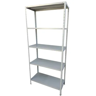 Estante de Aço 40cm profundidade com 5 bandejas cinza - miniatura 1