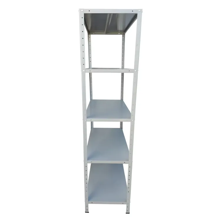 Estante de Aço 40cm profundidade com 5 bandejas cinza - imagem 2