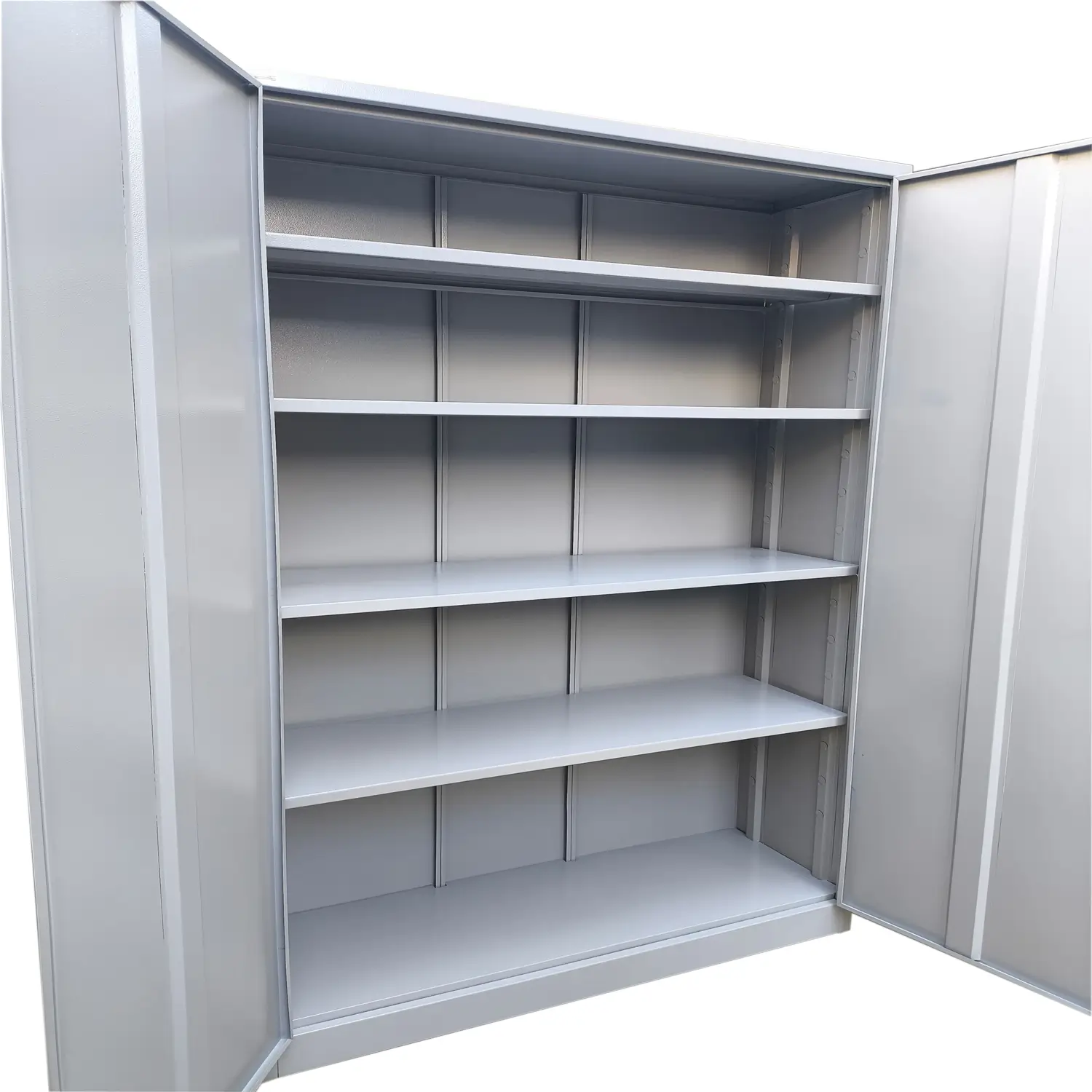 armario de aço largo 1,20m aberto