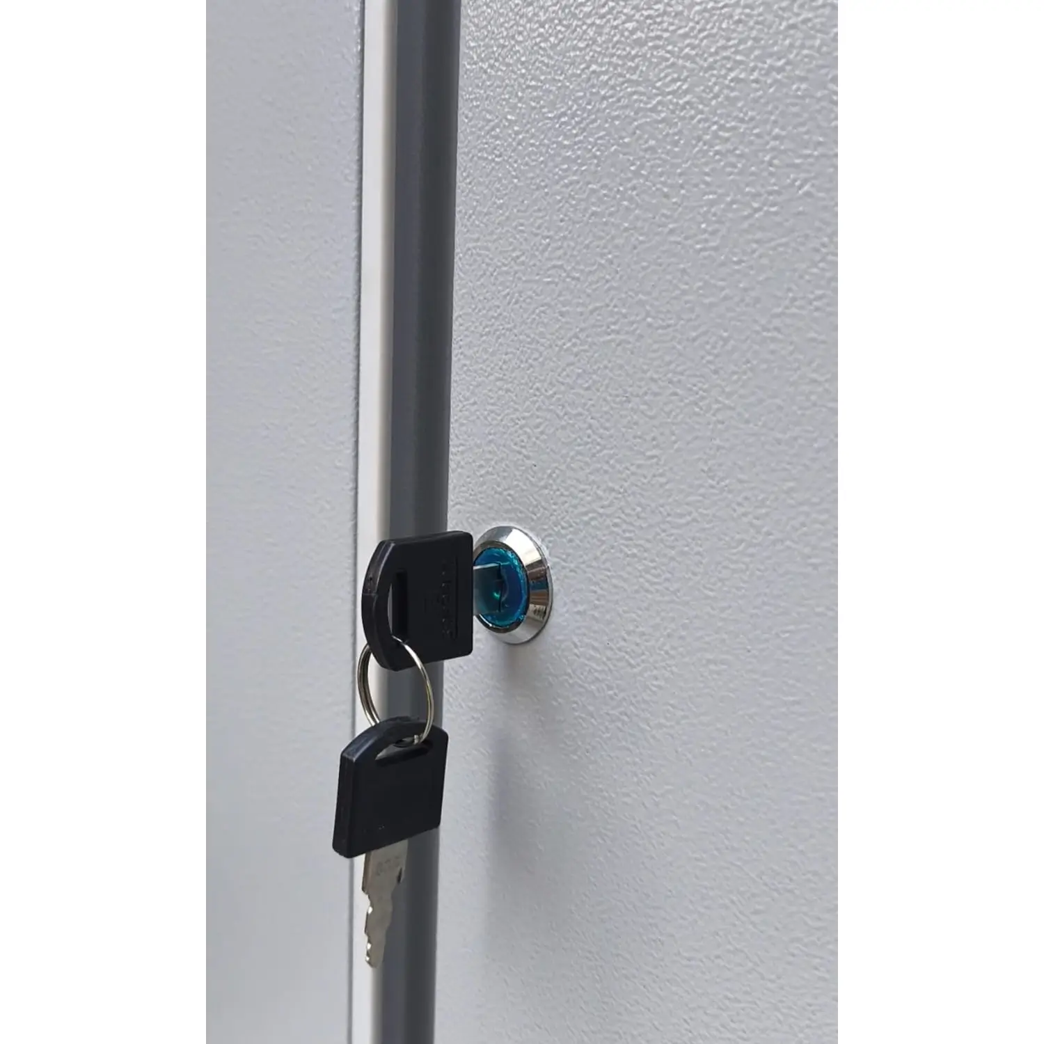 armario de aço largo com chave