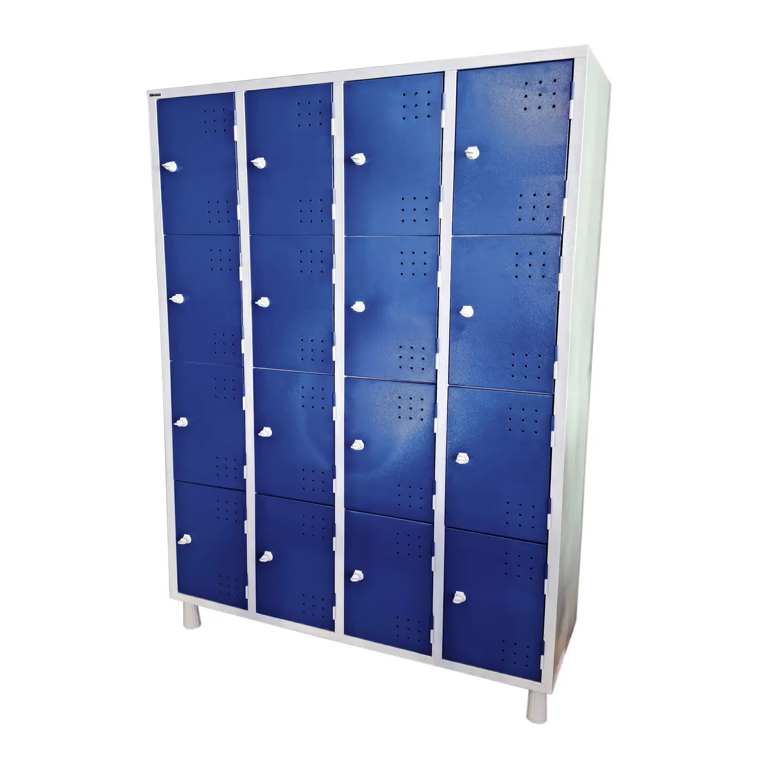 armario para vestiario 16 portas azul