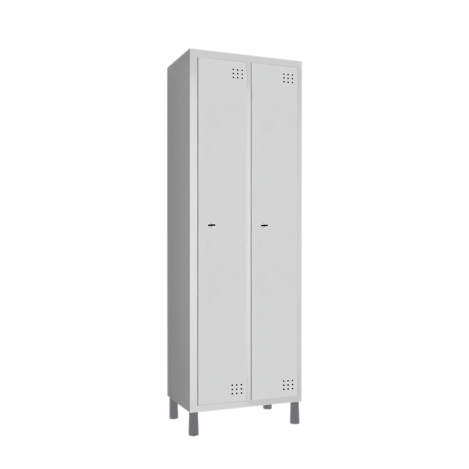 Armário para Vestiário - Roupeiro de Aço 2 Portas Grandes