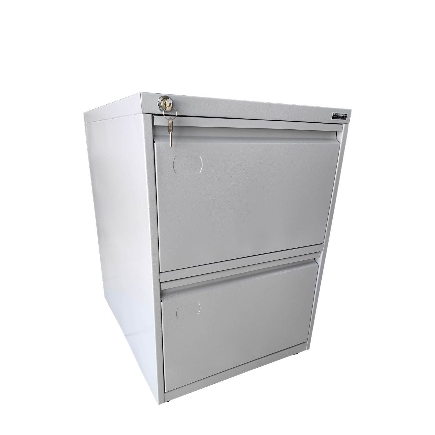 Arquivo de Aço 2 Gavetas para Pasta Suspensa com Chave