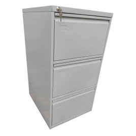Arquivo de Aço 3 Gavetas para Pasta Suspensa com Chave