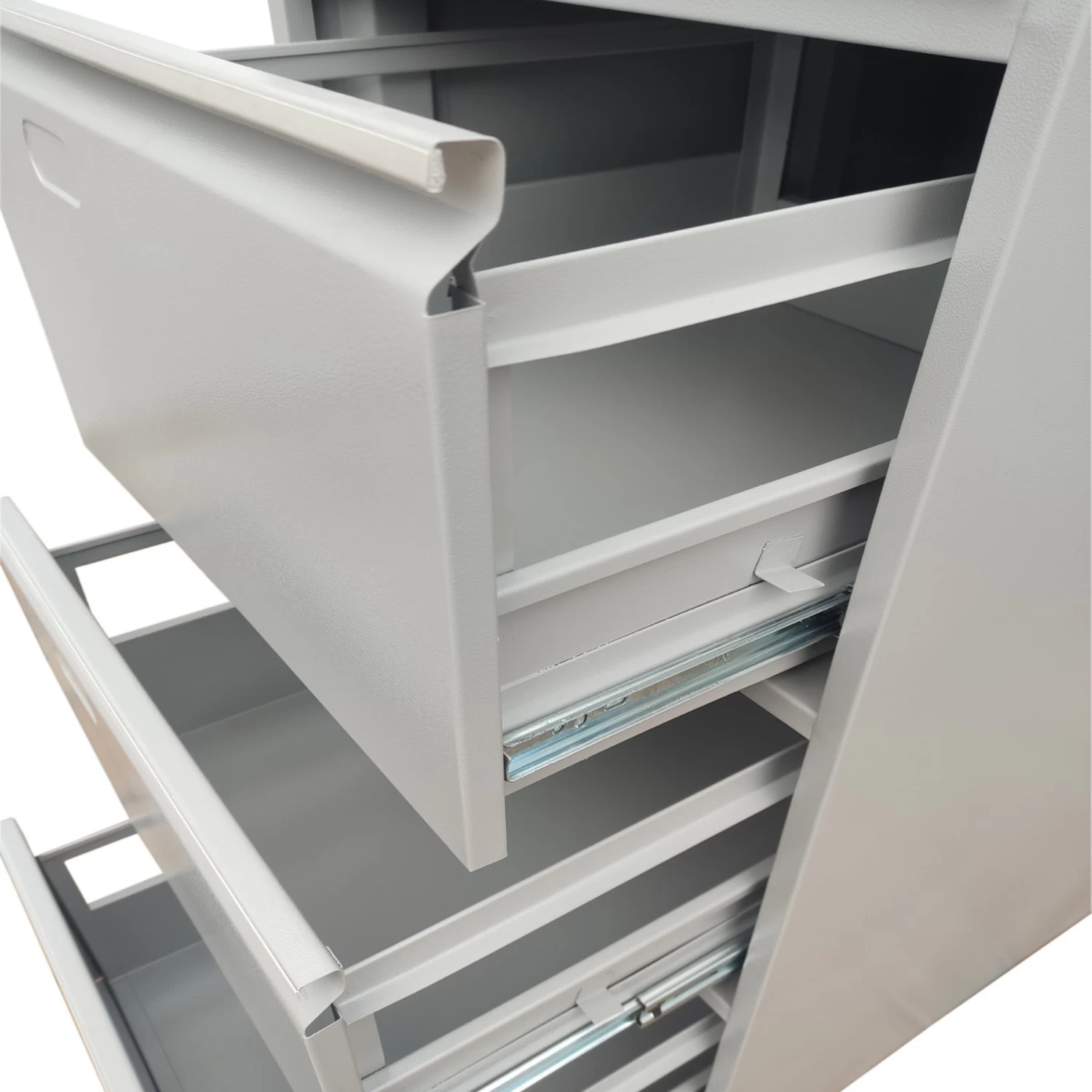 Arquivo de aço 3 Gavetas telescopico interno