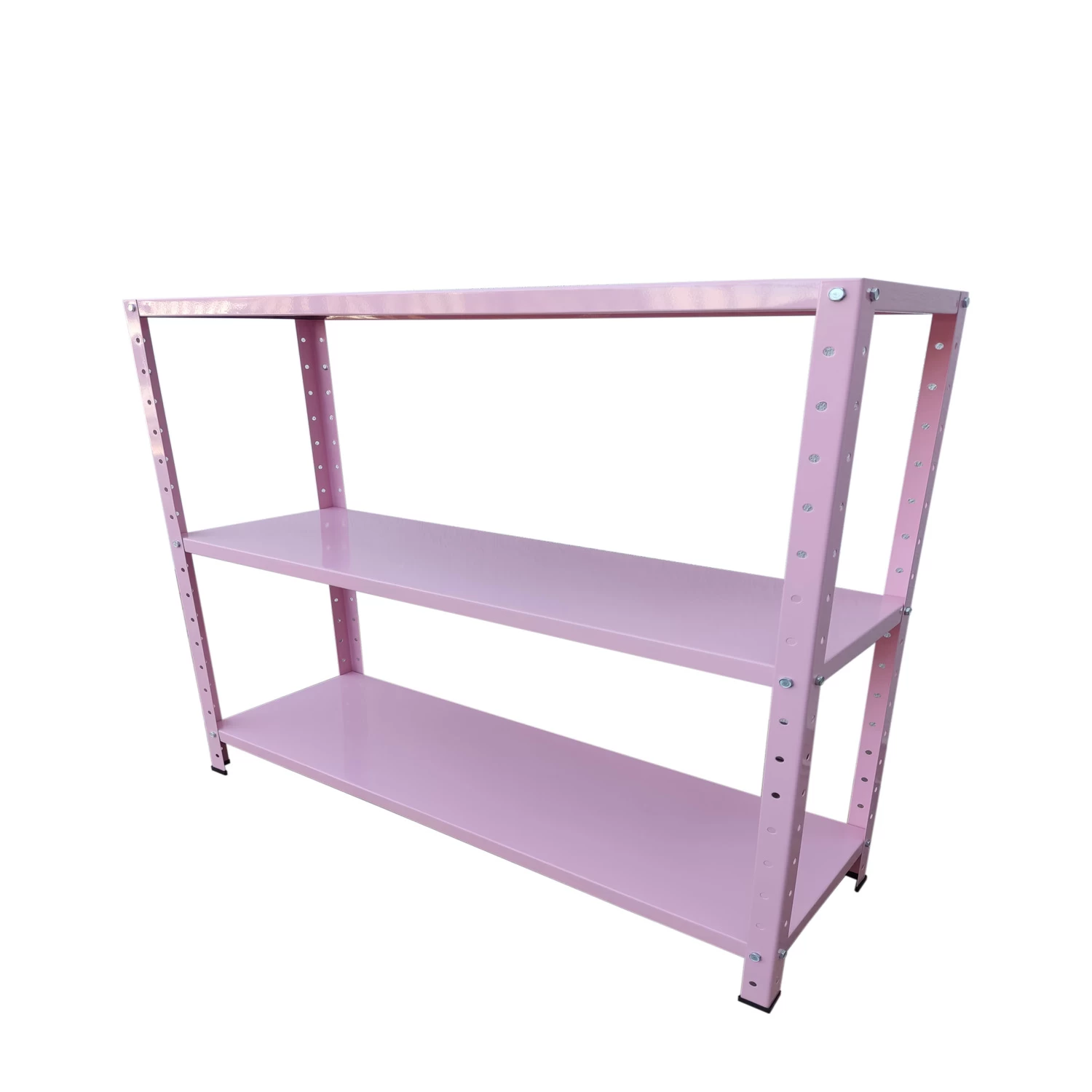 Estante de aço 1,00 metro rosa