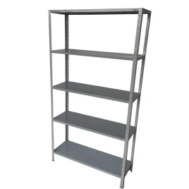 Estante / Prateleira de Aço para Estoque 30cm Profundidade com 5 Bandejas